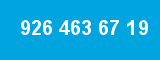 926 463 67 19